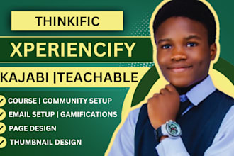 do xperiencify thinkific podia teachable course and landing page