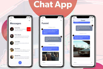 build dating app social chat app social media app and app development