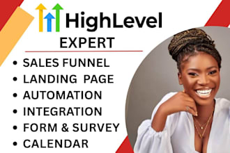set up gohighlevel workflow automation go high level funnel ghl website expert
