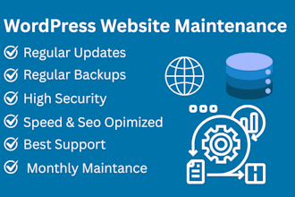 support and maintenance for wordpress websites