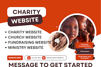 build charity donation church ministry non profit crowdfunding wordpress website