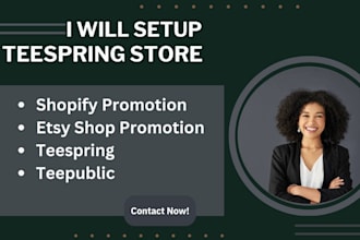 design bulk t shirts and set up your teespring store for maximum sales