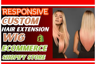 hair extension shopify store hair extension ecommerce website hair extension