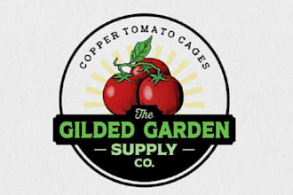 design awesome gilded garden supply company logo