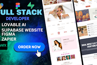develop and fix lovable supabase ai web app or saas mvp