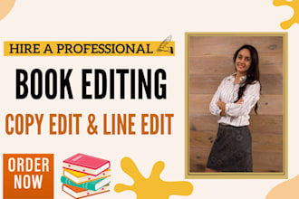 copy edit and line edit your fiction manuscript for clarity flow and readability