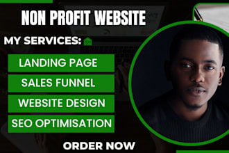 nonprofit fundraising website charity website donation 501c3 website ngo website