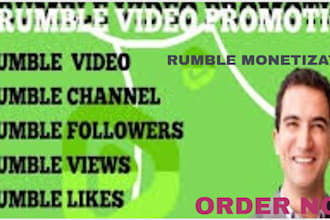 do organic promotion for your rumble video to real audience