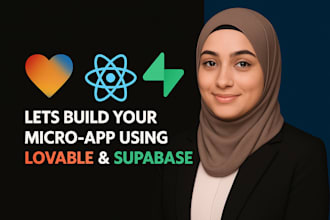develop ai powered web apps or saas mvps using lovable, supabase, v0, bolt