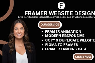 do framer website, framer landing page, figma to framer, framer design, redesign