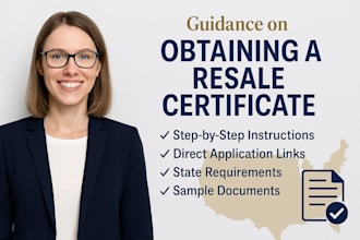 provide guidance on obtaining a resale certificate by state