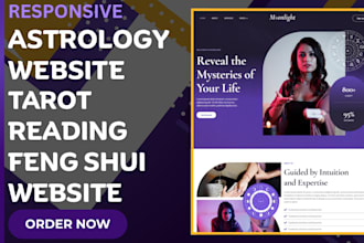 design astrology website astrology tarot reading chinese zodiac sign website