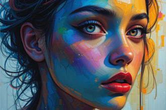 draw a pretty wpap or abstract pop art portrait of you