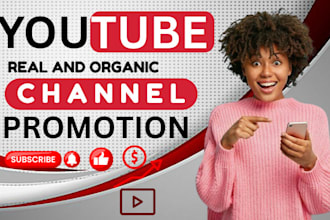 super fast organic youtube video or channel promotion for monetization