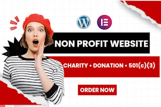 build, redesign a nonprofit, charity wordpress website