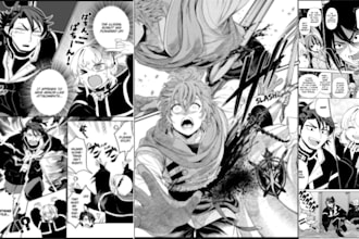 draw anime manga sfw nsfw manga page comic illustration storyboard
