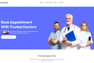 develop a full stack doctor appointment booking web app