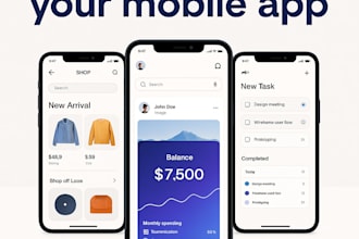 design a professional flutter mobile app for android and ios