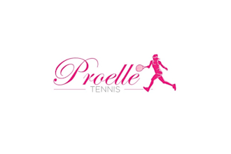 design women tennis elegance logo