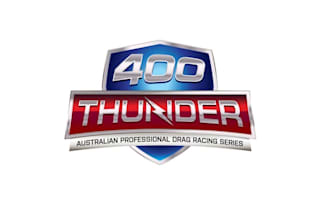 create professional drag racing series logo