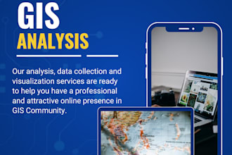 do iot integration, spatial analysis , gis mapping using arcgis,qgis