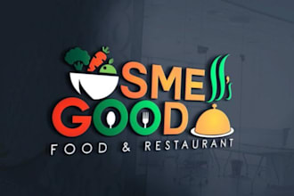 do restaurant pizza bbq food logo and food truck design