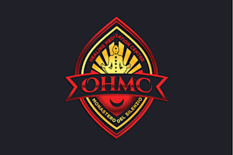make awesome monastery healing meditation yoga center logo