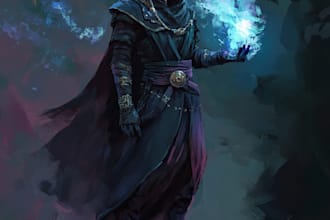 draw dnd party art, pathfinder group, and fantasy character