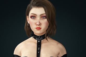 do stylized 3d character modeling,3d game character,daz3d,nsfw male model,3d rig