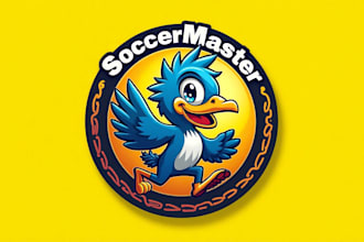 do wonderful soccer football badge mascot logo