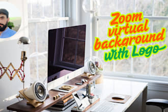 virtual background beautiful 3d