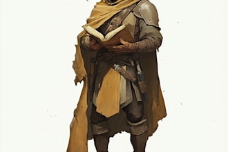 make a dnd art and d and d character for you