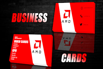 design professional and modern business cards