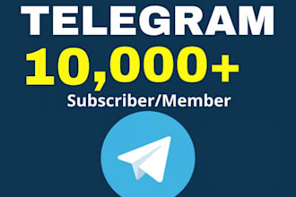 promote or grow telegram group channel to real and active telegram subscribers