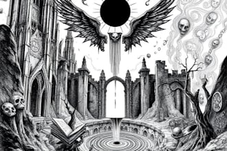 draw dark and medieval fantasy illustrations, and horror art