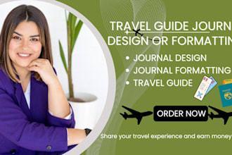 create and format your travel planner, journal, or guide on canva