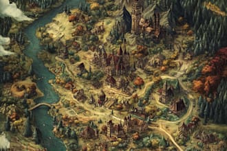 draw high quality fantasy map