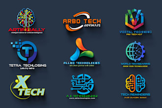 do modern tech crypto software startup security app icon saas technology logo