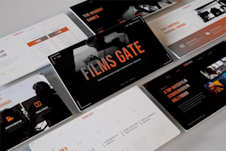 design a stunning film, TV, web series, or movie pitch deck