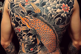 crafting unique japanese tattoo designs for you