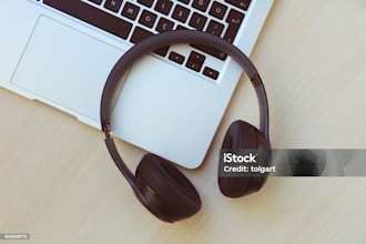 transcribe audio and video to text in english