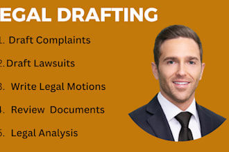 be your lawyer for legal agreements, contract, terms and conditions, mou or nda