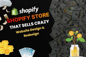 build a fast SEO friendly shopify website for you