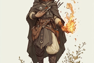 design a dnd character art and dnd character art