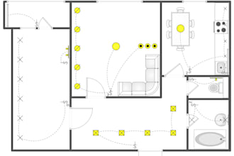 do electrical lighting plan, panel schedule, load calculations single line sld