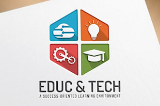 make educational logo for school,college and university