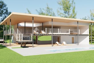 design 3d stadium,outdoor event podium,3d wooden patio design,cgi garden, resort