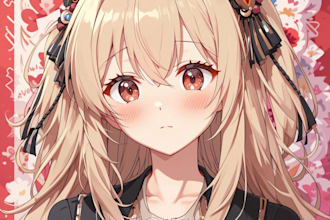 draw anime character art illustration