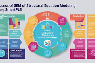do statistical data analysis using excel, smartpls and spss