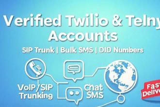 create a verified upgraded twilio account for sip trunk bulk SMS did numbers
